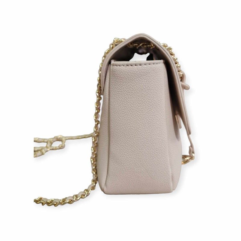 Τσάντα ώμου μεσαία US Polo Assn. Jones light beige