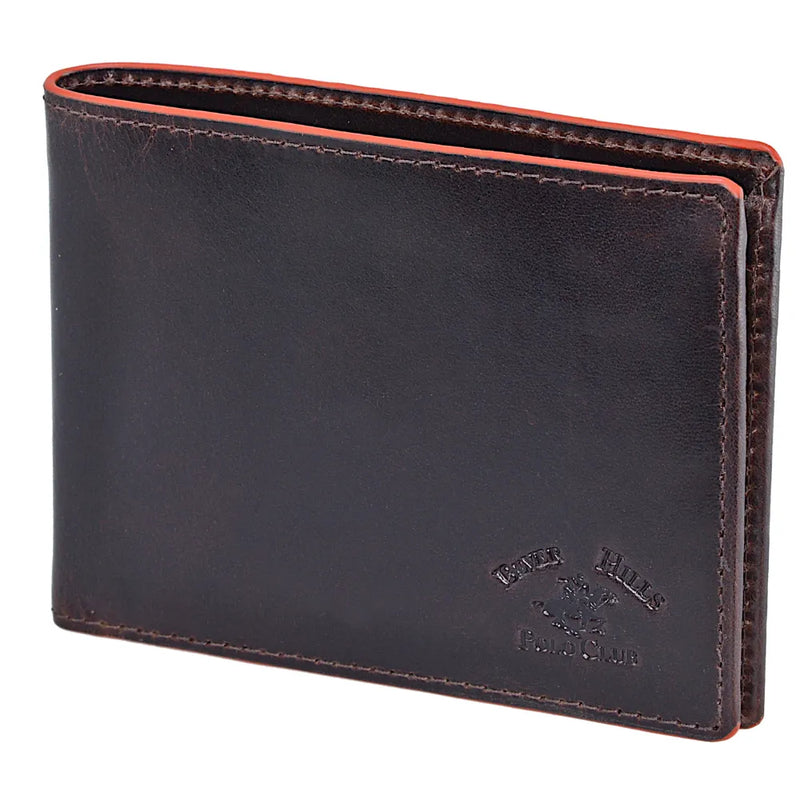 Polo Beverly Hills δερμάτινο πορτοφόλι πλάγιο BH-1591