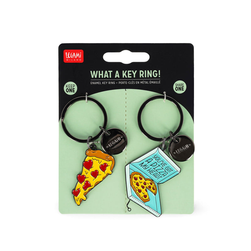 Σετ Legami μεταλλικό μπρελόκ Pizza EKR0011