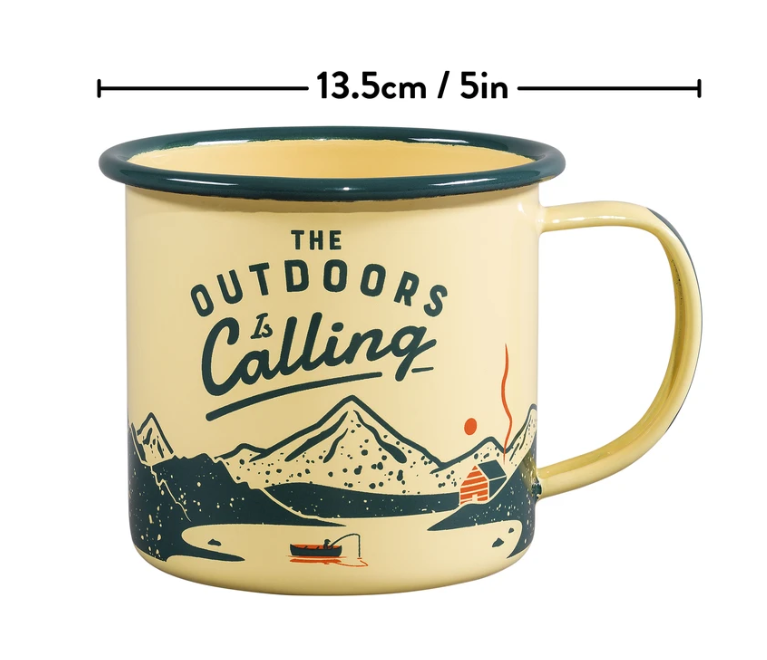 Gentlemen's Hardware Yellow Outdoors Enamel Mug