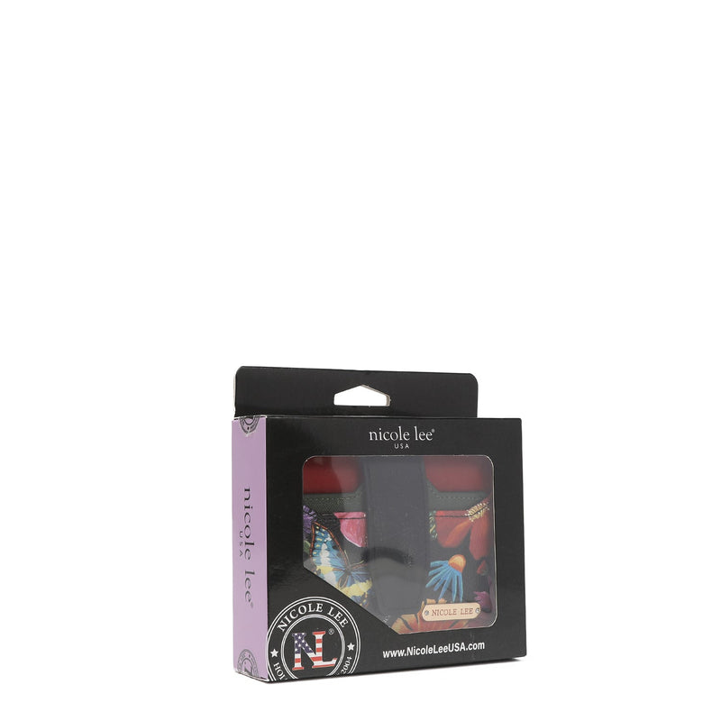 Πορτοφόλι Nicole Lee PRT7110 butter flower black PRT7110