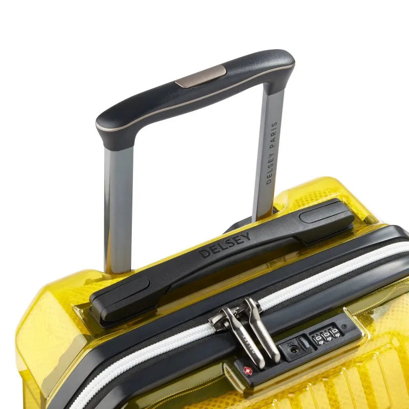 Delsey Paris Βαλίτσα καμπίνας 55cm Rempart Transculent Yellow