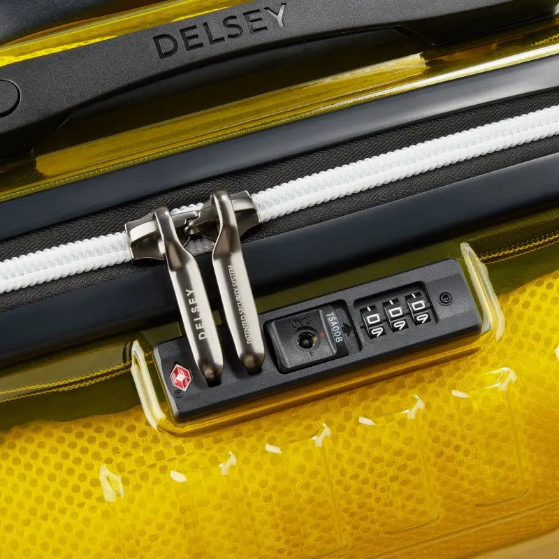 Delsey Paris Βαλίτσα καμπίνας 55cm Rempart Transculent Yellow