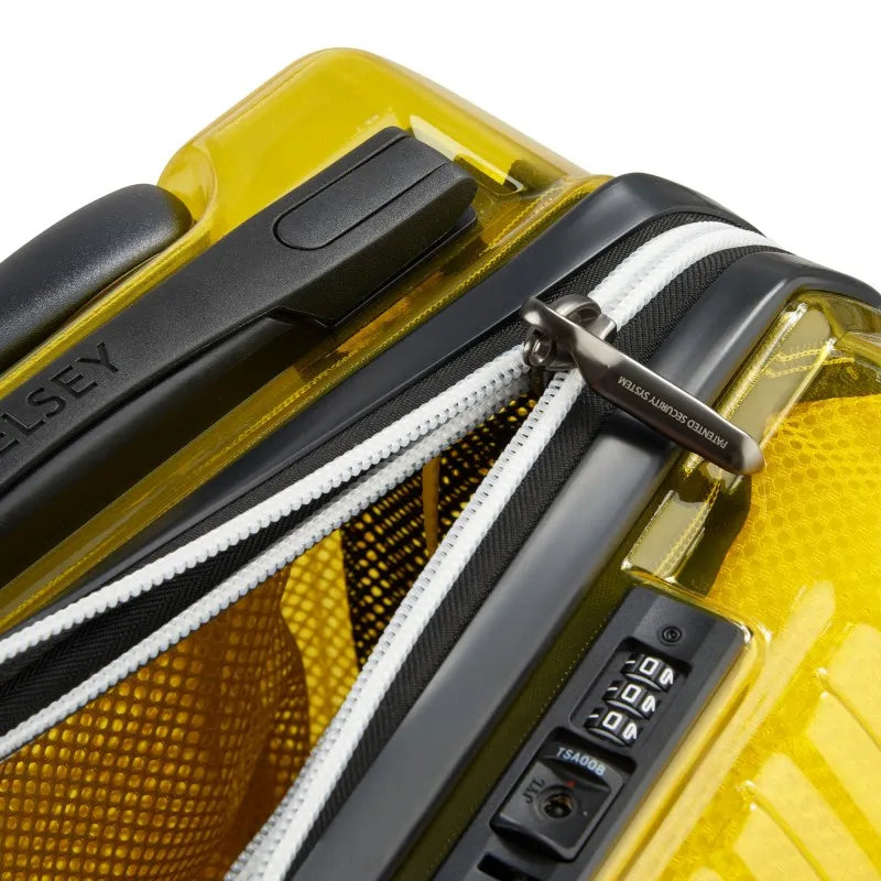 Delsey Paris Βαλίτσα καμπίνας 55cm Rempart Transculent Yellow