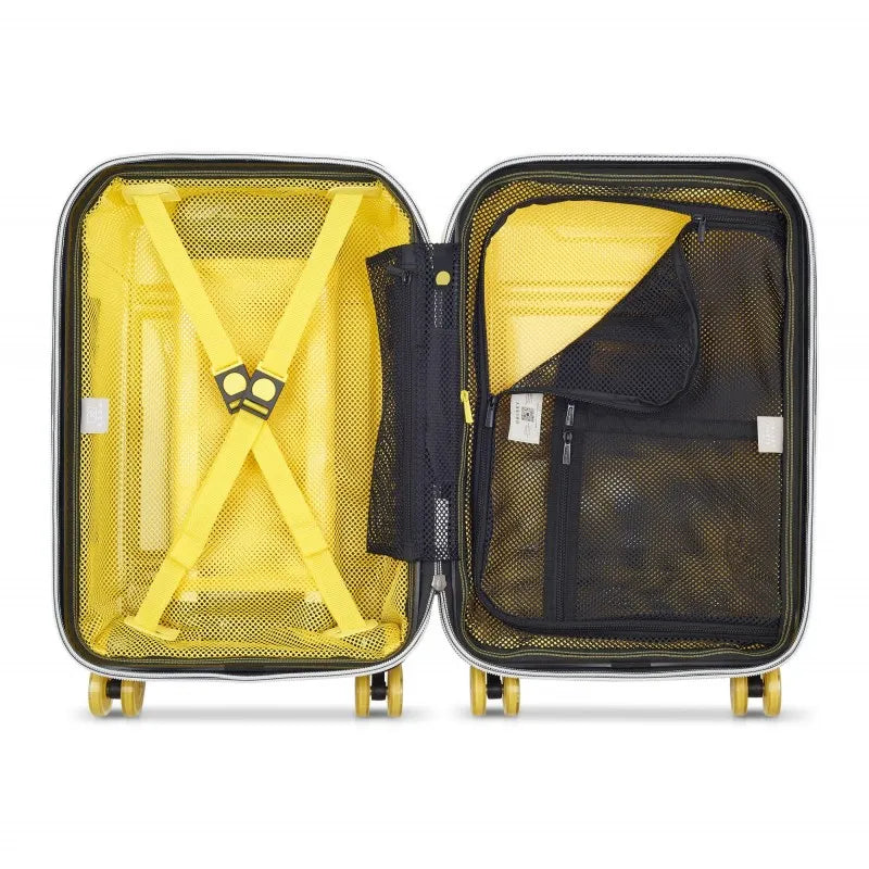 Delsey Paris Βαλίτσα καμπίνας 55cm Rempart Transculent Yellow