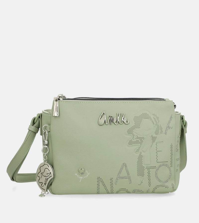 Anekke Original τσάντα χιαστί τρία χωρίσματα 40743-184