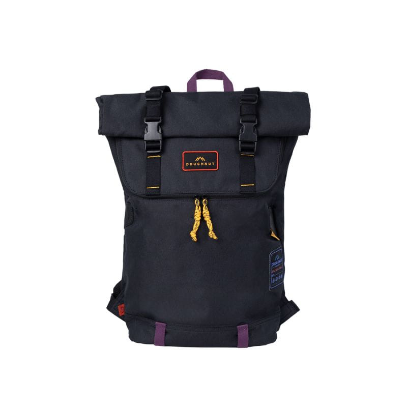 ΤΣΑΝΤΑ ΠΛΑΤΗΣ DOUGHNUT HAPPY CAMPER SERIES BLACK