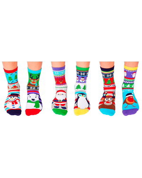 Παιδικές κάλτσες Oddsocks Χριστουγεννιάτικες jolly