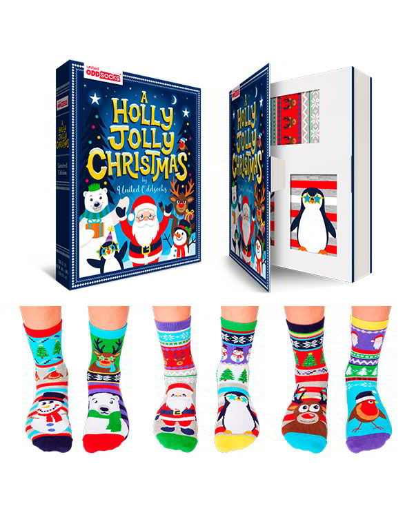 Παιδικές κάλτσες Oddsocks Χριστουγεννιάτικες jolly
