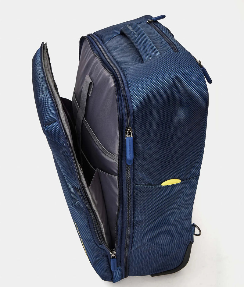 Mandarina Duck τσάντα πλάτης + trolley Zephyr dress blue
