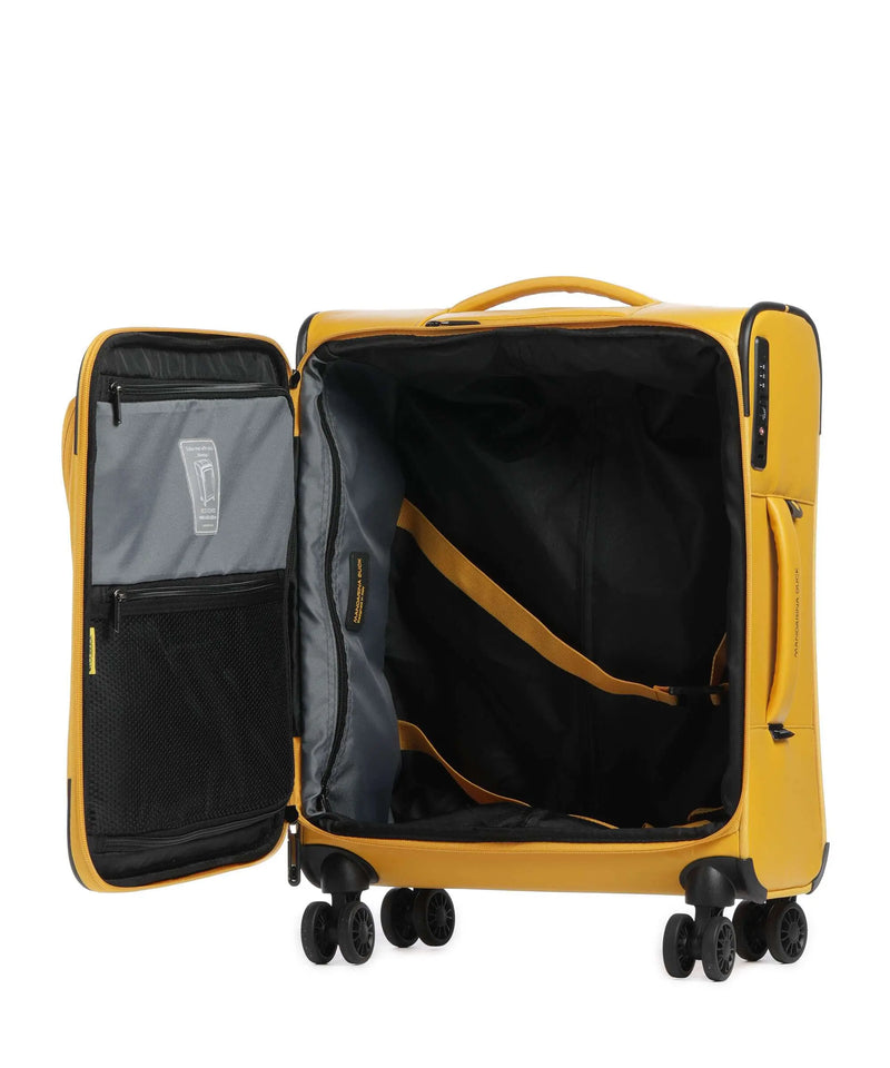 Mandarina Duck τσάντα trolley eco μικρή κίτρινη OSV0105J
