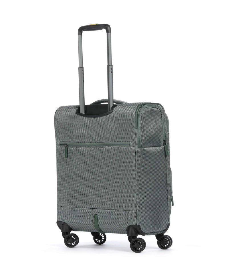 Mandarina Duck Zephyr βαλίτσα καμπίνας 4 τροχοί iceberg green