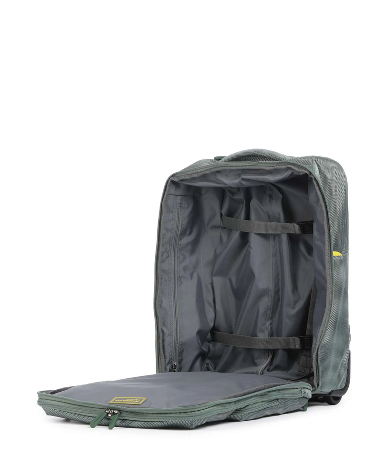 Mandarina Duck τσάντα πλάτης + trolley Zephyr Iceberg green