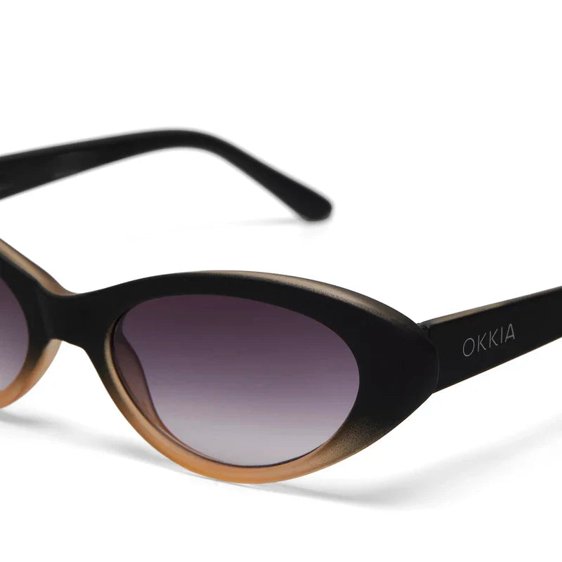 Okkia γυαλιά Lina Small Cat Eye Black rose OK029-BP