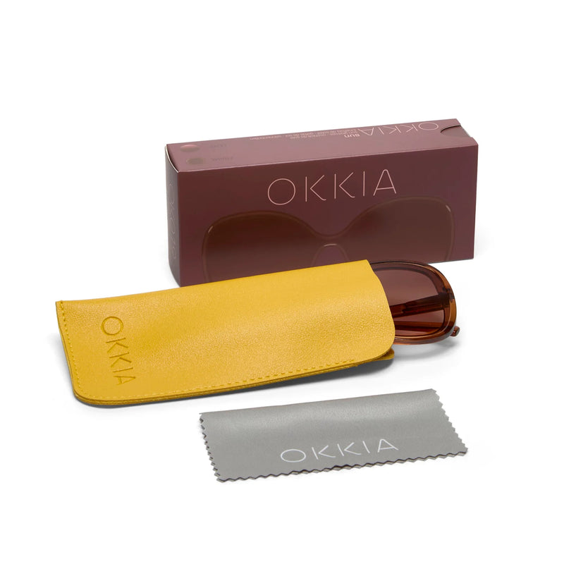 OKKIA γυαλιά ηλίου Anna Brown OK019-TBR