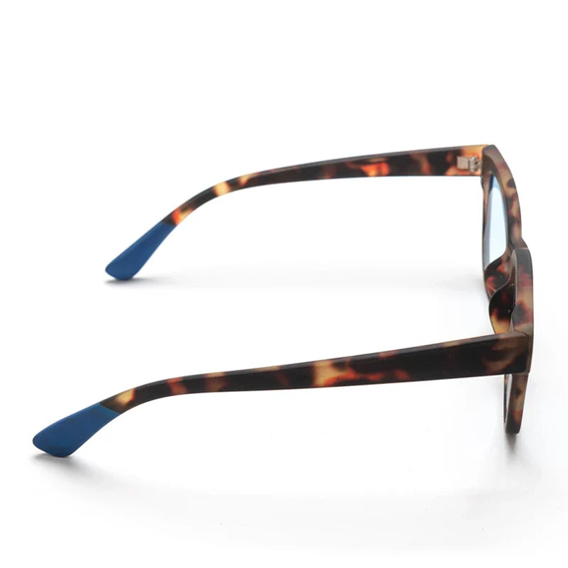 OKKIA γυαλιά ηλίου Giovanni Classic Havana and blue lenses OK012CH-BL