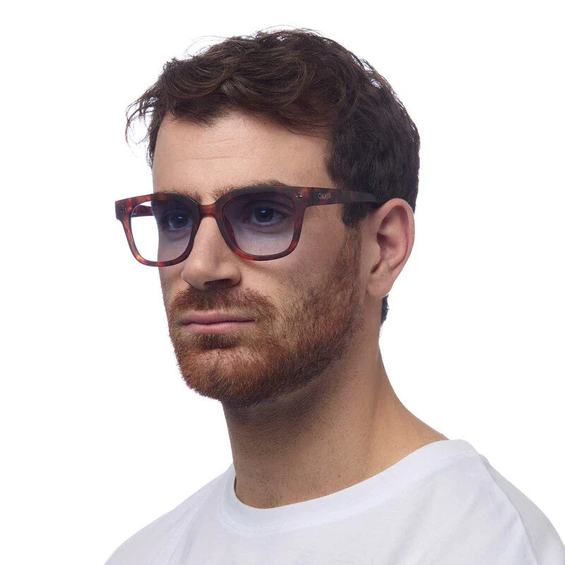 OKKIA γυαλιά ηλίου Giovanni Classic Havana and blue lenses OK012CH-BL