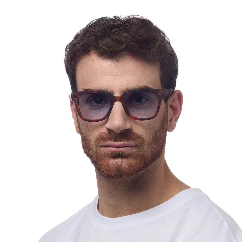 OKKIA γυαλιά ηλίου Giovanni Classic Havana and blue lenses OK012CH-BL