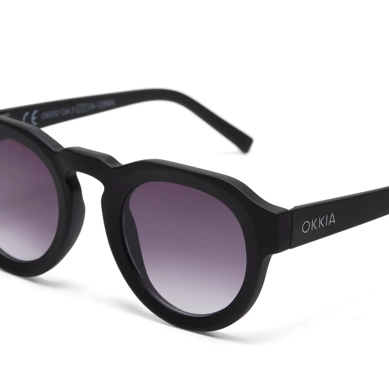 OKKIA γυαλιά ηλίου Zeno στρογγυλά black OK032-BK