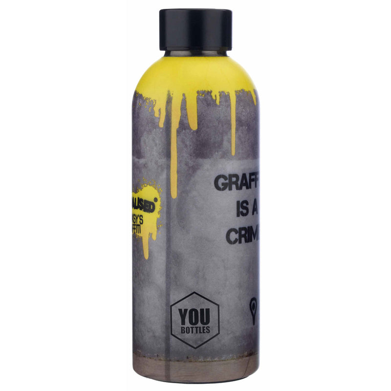Θερμός YouBottles Bansky Graffiti is a Crime 500ml