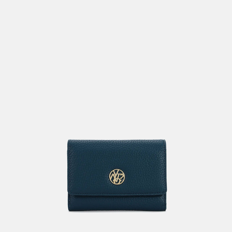 YNOT? Πορτοφόλι μεσαίο Deep blue HAP-653S5