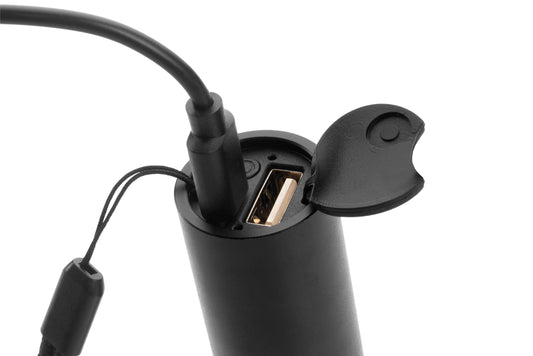 Μεταλικός επαναφορτιζόμενος φακός/powerbank με λουράκι καρπού ZAGROS rechargeable