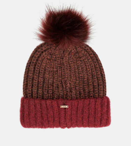 Anekke σκούφος πλεκτός Burgundy 39481-312