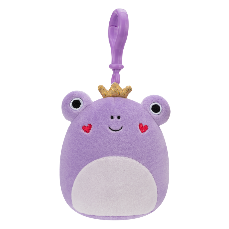 SQUISHMALLOWS Λούτρινα Μπρελόκ 9cm W3 FRANCINE Ο ΒΑΤΡΑΧΟΣ