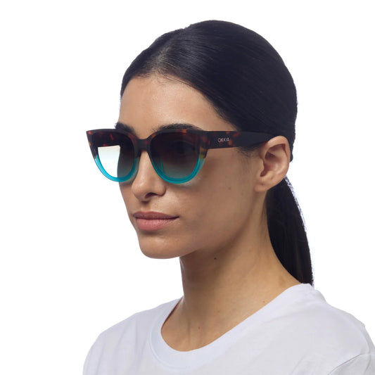 OKKIA γυαλιά ηλίου Silvia Havana and blue OK020-HB