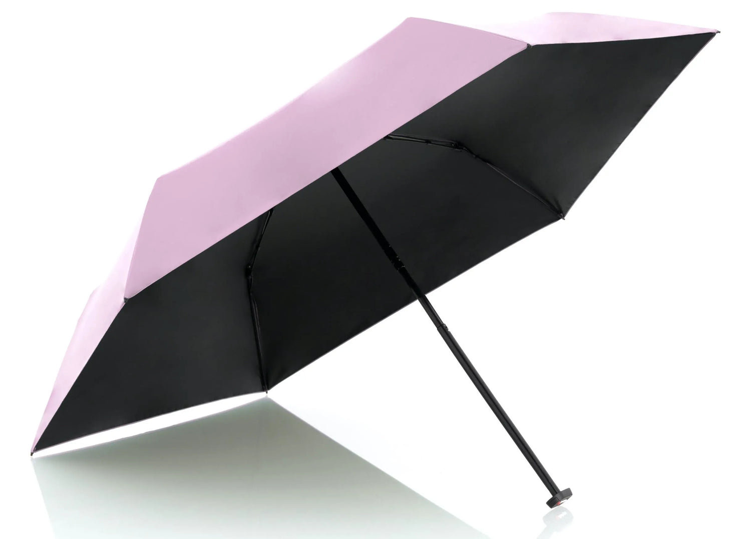 Knirps US.050 U.Series Χειροκίνητο Άνοιγμα-Κλείσιμο Rose With Black Coating Ρόζ