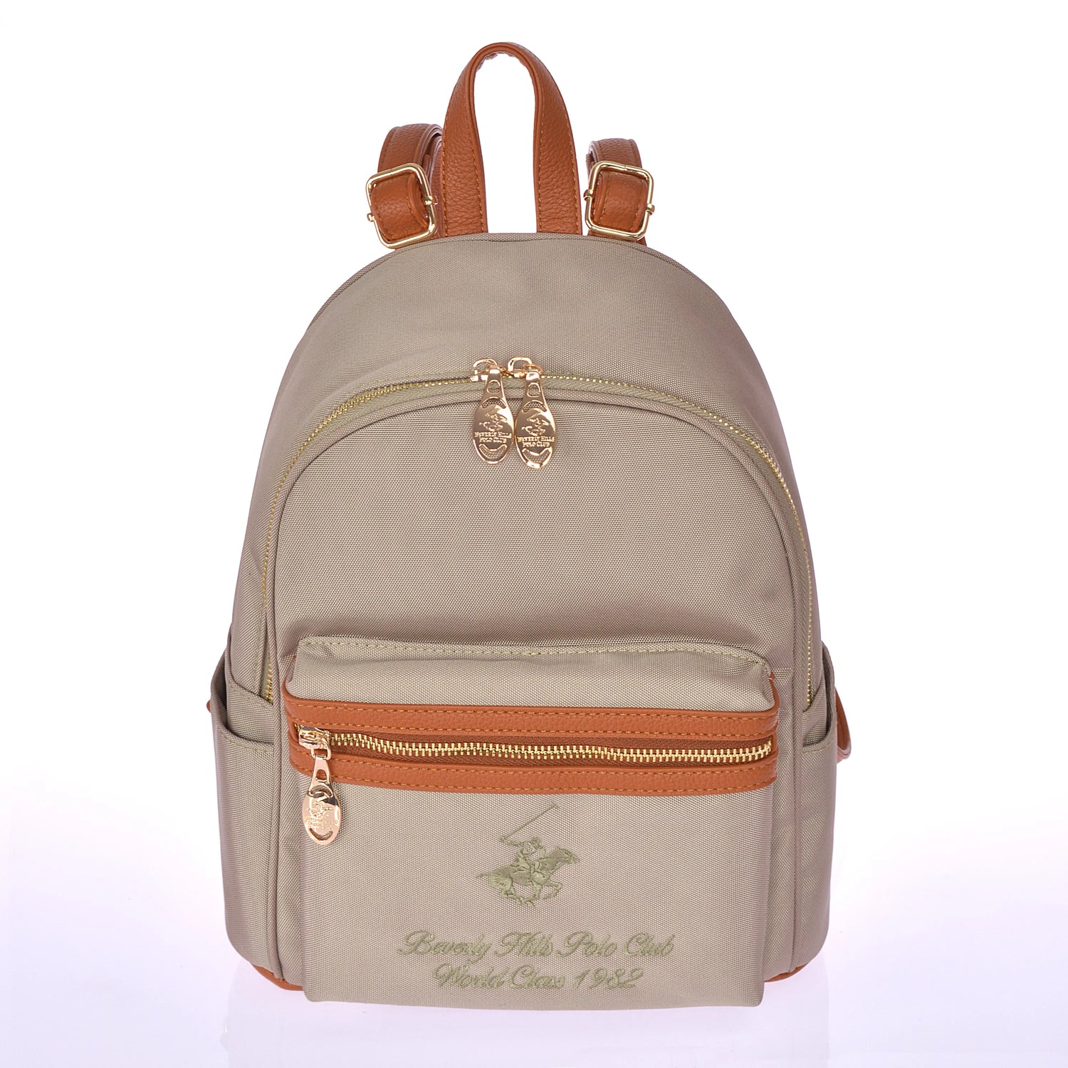 Polo Beverly Hills τσάντα πλάτης μεσαία Beige BH-4062