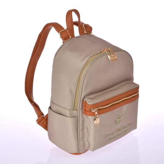 Polo Beverly Hills τσάντα πλάτης μεσαία Beige BH-4062
