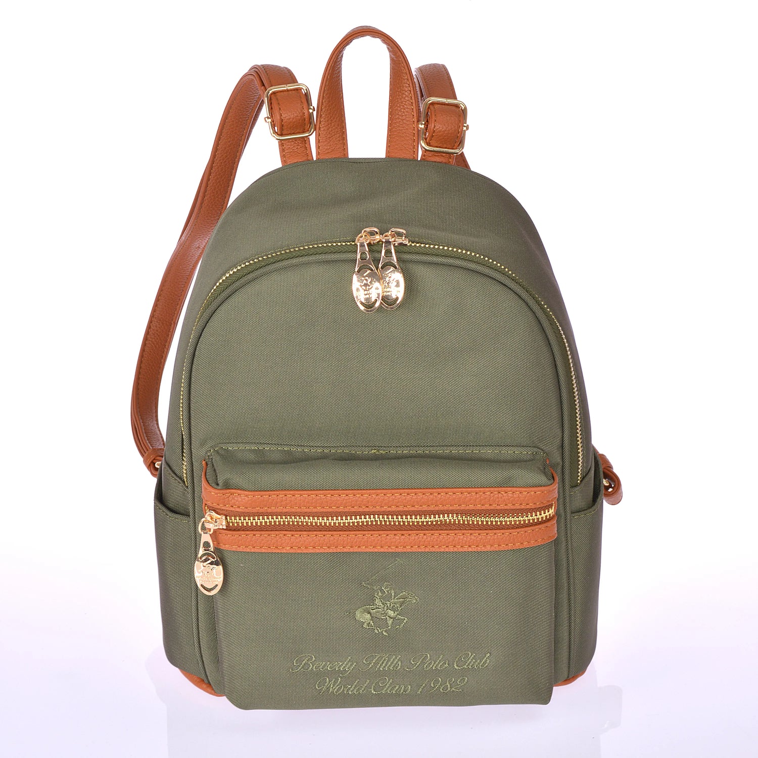 Polo Beverly Hills τσάντα πλάτης μεσαία Verde BH-4062
