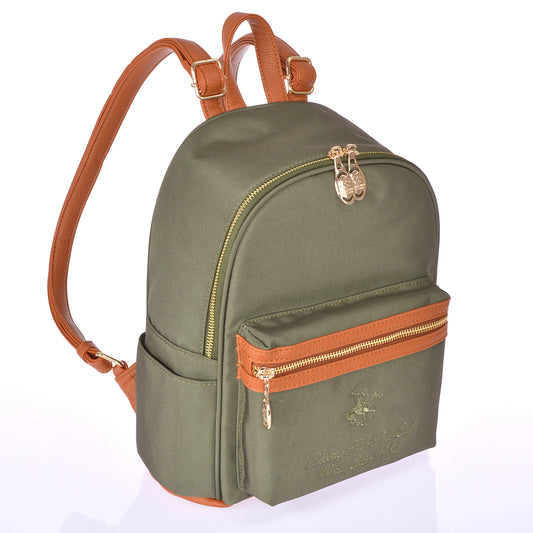 Polo Beverly Hills τσάντα πλάτης μεσαία Verde BH-4062