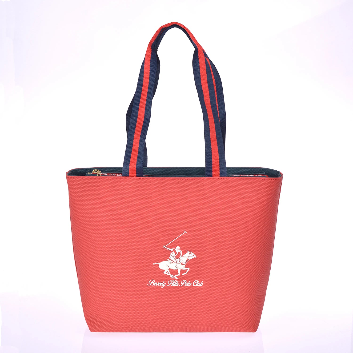 Polo Beverly Hills τσάντα ώμου μεγάλη κόκκινη . BH-4080