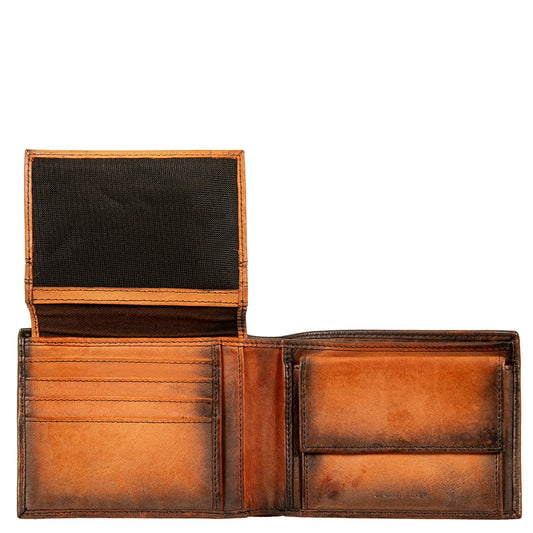 Avirex Δερμάτινο πορτοφόλι Bell vintage brown BLL10-920