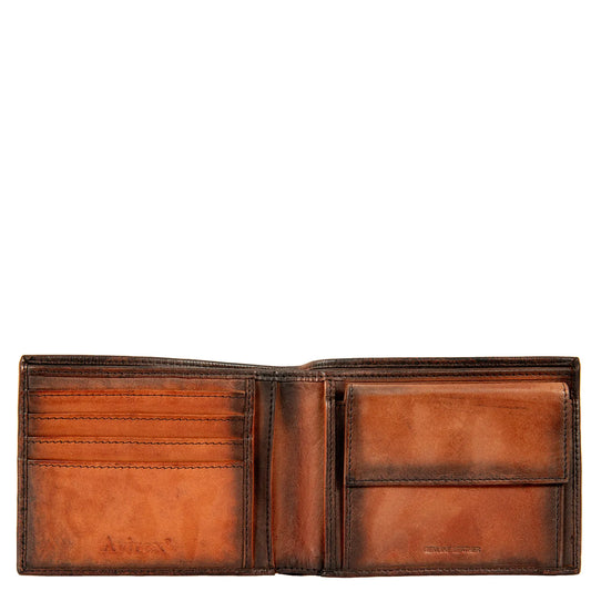 Avirex Δερμάτινο πορτοφόλι Bell vintage brown BLL11-920