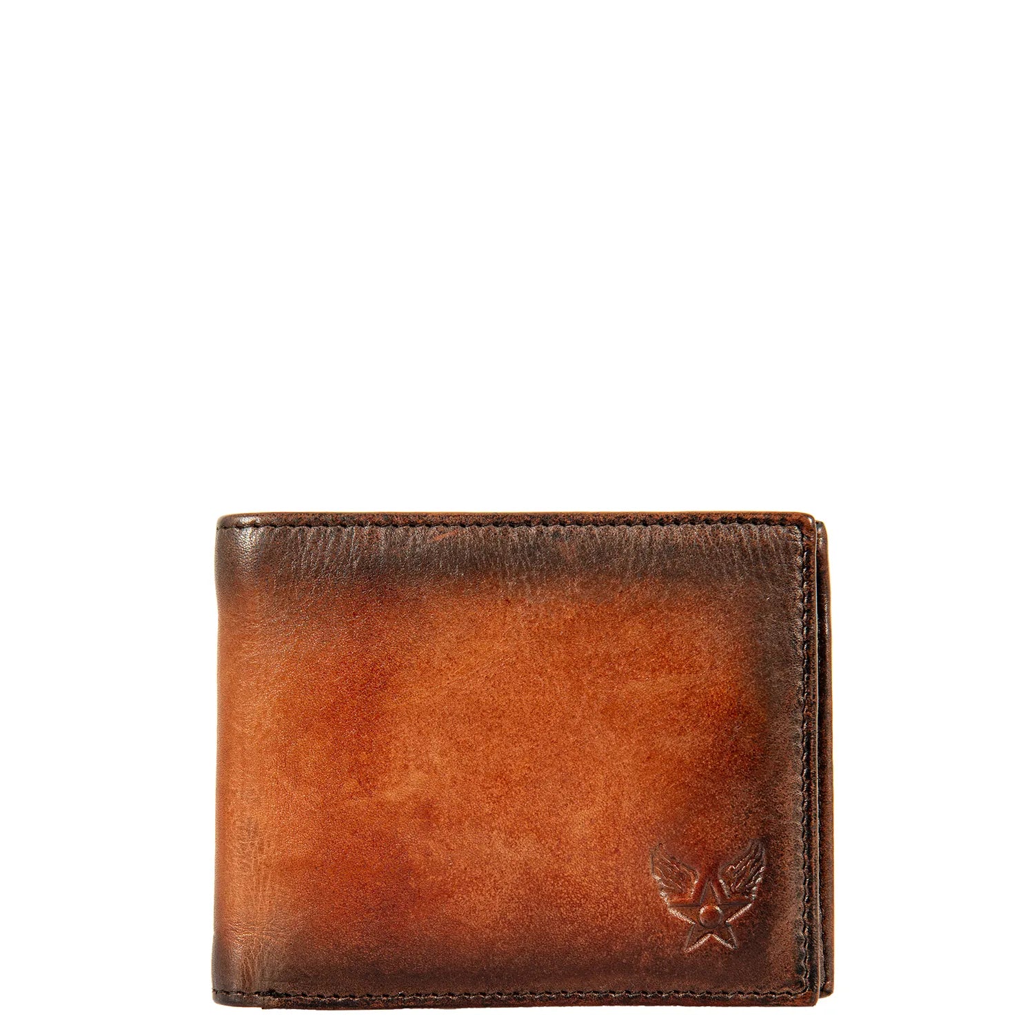 Avirex Δερμάτινο πορτοφόλι μικρό Bell vintage brown BLL12-920