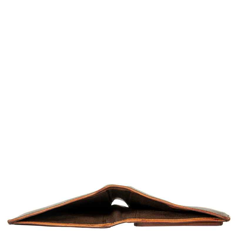 Avirex Δερμάτινο πορτοφόλι μικρό Bell vintage brown BLL12-920
