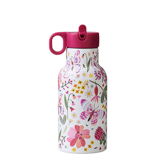Παιδικό θερμό Bioloco Καλαμάκι/Πώμα butterflies 350ml