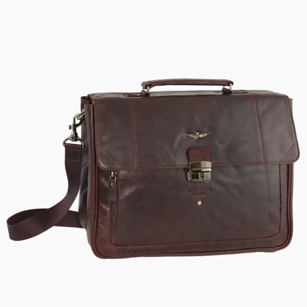 Aeronautica militaire Vintage δερμάτινο χαρτοφύλακας