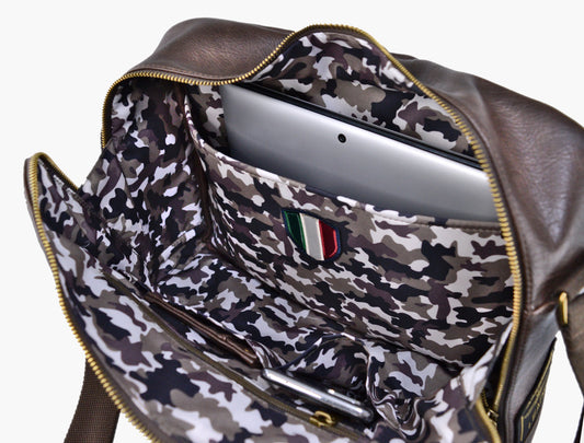 Aeronautica Militare σακίδιο Πλάτης καφέ AM476