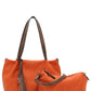 Emily & Noah shoping τσάντα μεσαία orange