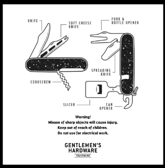 Πολυεργαλείο Τυριού-Κρασί Gentlemen's Hardware GEN350