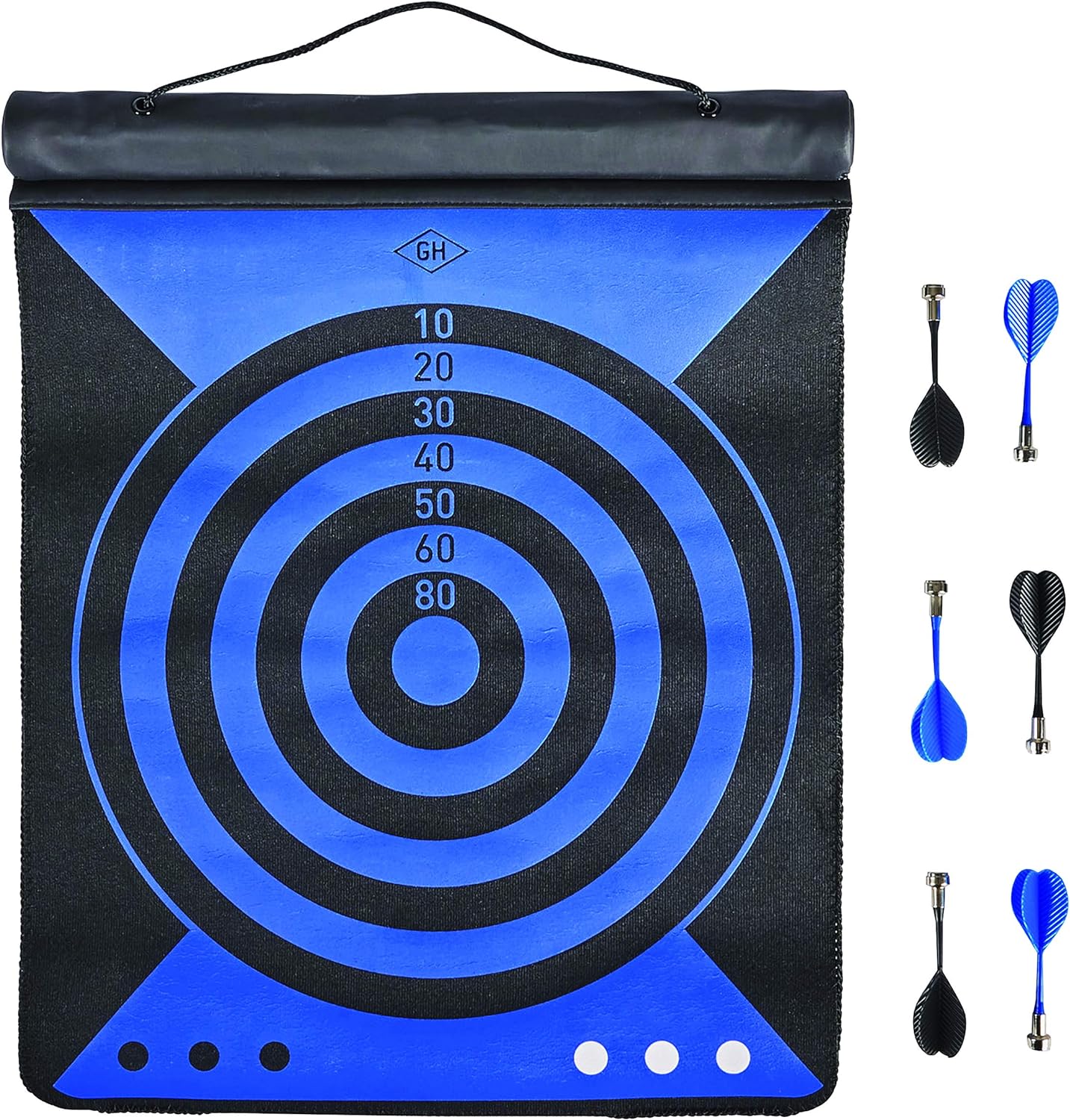 Gentlemen's Hardware GEN531 Reversible Roll Up Dartboard