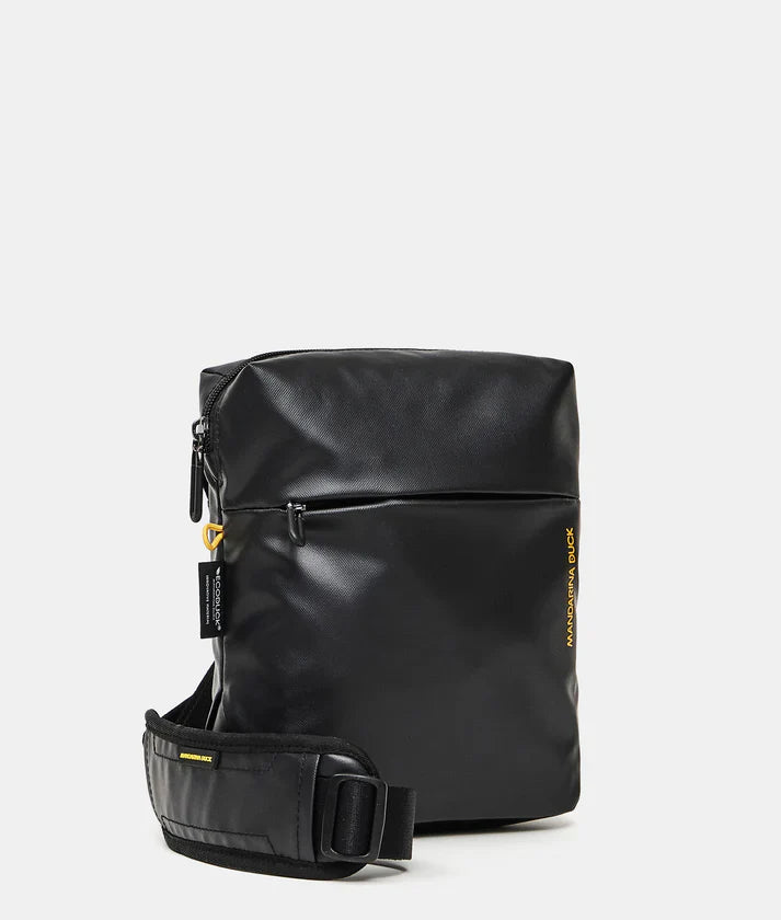 Mandarina Duck ecocoated τσαντάκι ώμου black P10OST03-651