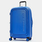 Mandarina Duck βαλίτσα επεκτεινόμενη μεσαία Logoduck electric blue P10SZV32-A66