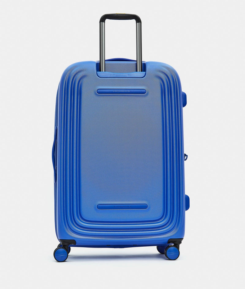 Mandarina Duck βαλίτσα Logo Duck μεγάλη επεκτεινόμενη electric blue P10SZV33-A66