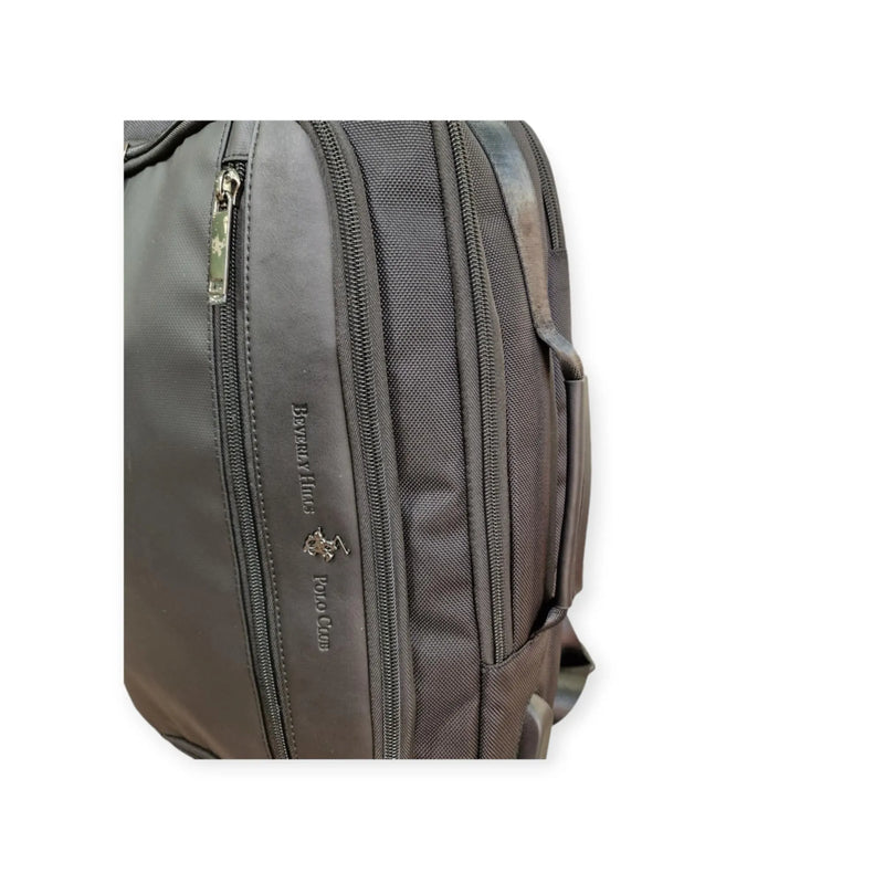 Polo Beverly Hills σακίδιο πλάτης-Xαρτοφύλακας μαύρο BH-1373