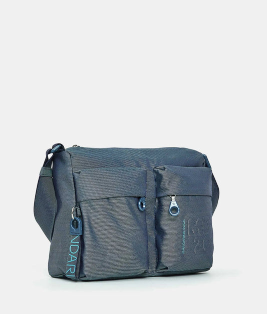 Mandarina Duck τσάντα χιαστί MD20 blue wing QMTT5-23E
